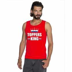 Toppers rood toppers king mouwloos shirt heren