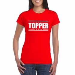 Toppers topper t shirt rood dames
