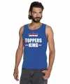 Toppers blauw toppers king mouwloos shirt heren