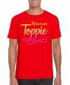 Toppers helemaal toppie t-shirt rood heren
