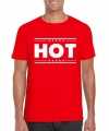Toppers hot t-shirt rood heren