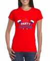 Toppers rood toppers big party balloons dames t-shirt officieel