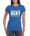 Toppers sexy t-shirt blauw dames