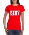 Toppers sexy t-shirt rood dames