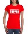 Toppers topper t-shirt rood dames