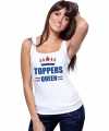 Toppers wit toppers queen mouwloos shirt dames